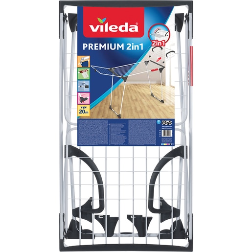 Uscator rufe VILEDA Premium 180, 2 in 1, alb-negru Uscator rufe VILEDA Premium 180, 2 in 1, alb-negru