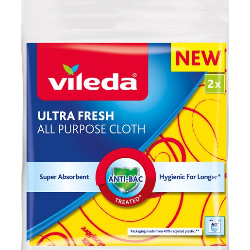 Laveta universala VILEDA Ultra Fresh, 2 bucati Laveta universala VILEDA Ultra Fresh, 2 bucati