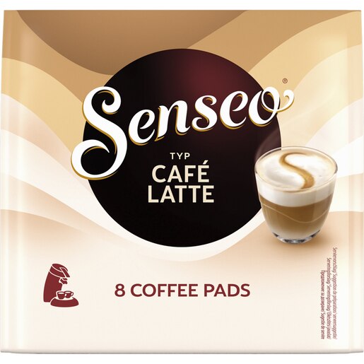 Paduri cafea SENSEO Cafe Latte, 8 paduri, 92g Paduri cafea SENSEO Cafe Latte, 8 paduri, 92g