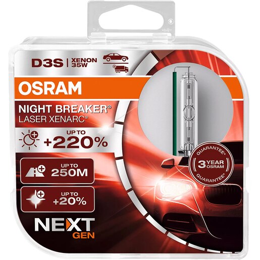 Bec auto Xenon OSRAM Night Breaker Laser, D3S, 4500K, 35W, 12V, 2buc Bec auto Xenon OSRAM Night Breaker Laser, D3S, 4500K, 35W, 12V, 2buc