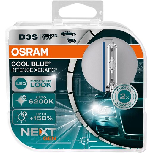 Bec auto Xenon OSRAM CBI, D3S, 6000K, 35W, 12V, 2buc Bec auto Xenon OSRAM CBI, D3S, 6000K, 35W, 12V, 2buc
