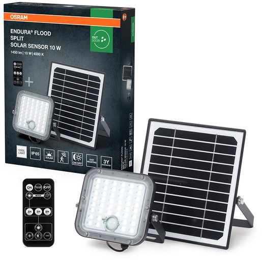 Proiector LED OSRAM Endura Flood Split, 10W, 1450LM, 4000K, IP65, negru Proiector LED OSRAM Endura Flood Split, 10W, 1450LM, 4000K, IP65, negru
