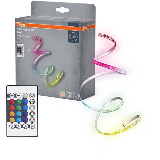 Banda LED OSRAM 5M, 20W, RGB, telecomanda, 5m Banda LED OSRAM 5M, 20W, RGB, telecomanda, 5m