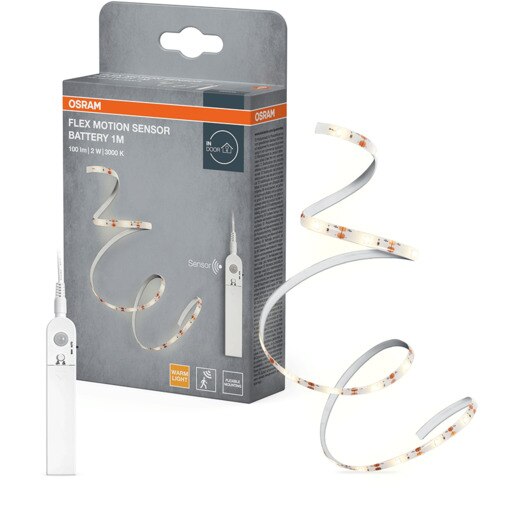 Banda LED OSRAM 1M, 2W, 100lm, senzor miscare, 1m Banda LED OSRAM 1M, 2W, 100lm, senzor miscare, 1m