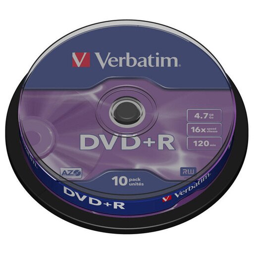 DVD+R VERBATIM 43498, 16x, 4.7GB, 10buc - Spindle DVD+R VERBATIM 43498, 16x, 4.7GB, 10buc - Spindle