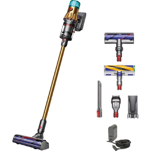 Aspirator vertical DYSON V12 Slim Detect Absolute 44887001, 0.35l, autonomie max 60 min, 25.2V, Motor Hyperdymium, auriu Aspirator vertical DYSON V12 Slim Detect Absolute 44887001, 0.35l, autonomie max 60 min, 25.2V, Motor Hyperdymium, auriu