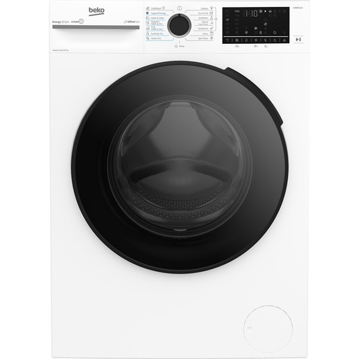 Masina de spalat rufe frontala cu uscator BEKO BM5DFST68442W, SteamCure, 8/5 kg, 1400 rpm, Clasa A/D, alb Masina de spalat rufe frontala cu uscator BEKO BM5DFST68442W, SteamCure, 8/5 kg, 1400 rpm, Clasa A/D, alb