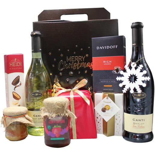 Cos cadou LUXURY BASKETS Christmas Large Pack 9CLP Cos cadou LUXURY BASKETS Christmas Large Pack 9CLP