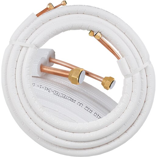 Kit teava cupru izolata montaj aer conditionat 1/4" + 3/8", 5 m, 0.7 mm Kit teava cupru izolata montaj aer conditionat 1/4" + 3/8", 5 m, 0.7 mm