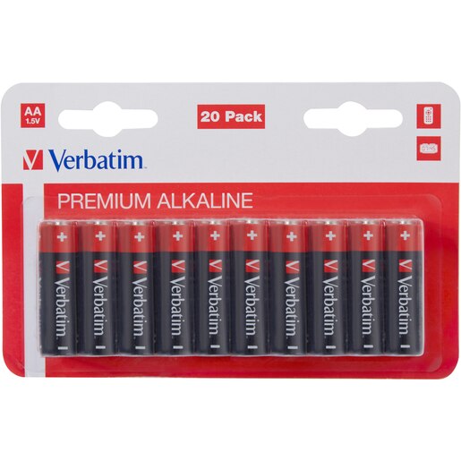 Baterie alcalina VERBATIM 49877, AA, 1.5V, 20buc Baterie alcalina VERBATIM 49877, AA, 1.5V, 20buc