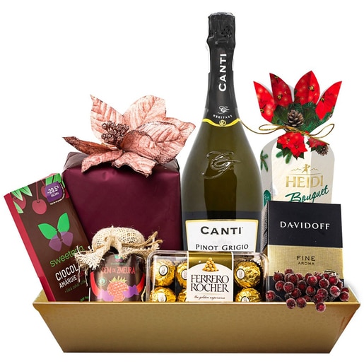 Cos cadou LUXURY BASKETS Sweet Purple 8SP Cos cadou LUXURY BASKETS Sweet Purple 8SP