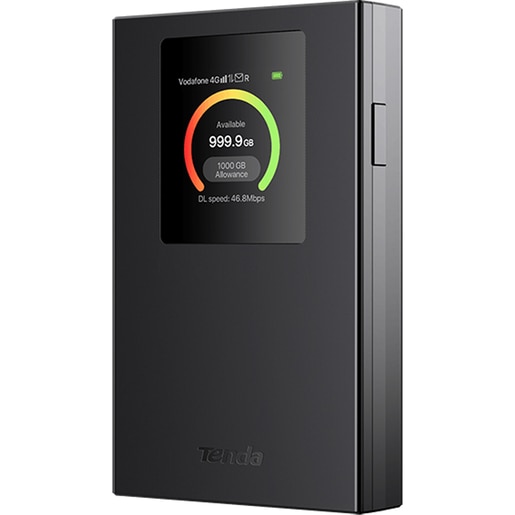 Router Wireless portabil TENDA 4G185 v 4.0, 4G LTE, Single-Band 286 Mbps, USB-C, negru Router Wireless portabil TENDA 4G185 v 4.0, 4G LTE, Single-Band 286 Mbps, USB-C, negru