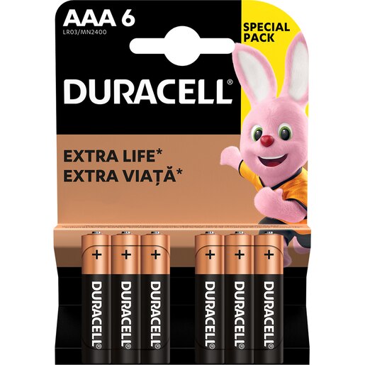 Baterii DURACELL Basic Duralock AAAK, 6 bucati Baterii DURACELL Basic Duralock AAAK, 6 bucati