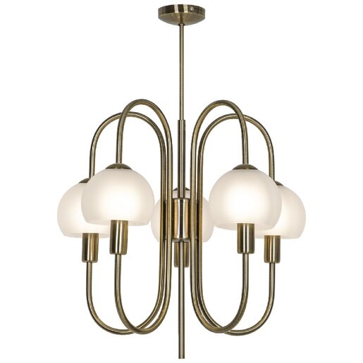 Lustra tip pendul, Auriu, 28 W, 5 x E14 GoodHome Gammont Lustra tip pendul, Auriu, 28 W, 5 x E14 GoodHome Gammont