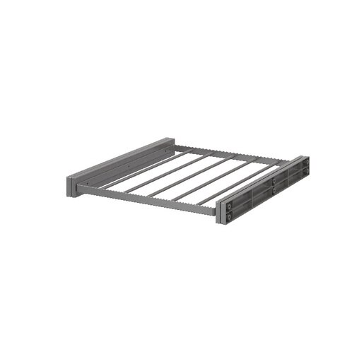 Raft pantaloni culisant GoodHome Atomia, otel, gri, D58 mm, L500 mm Raft pantaloni culisant GoodHome Atomia, otel, gri, D58 mm, L500 mm