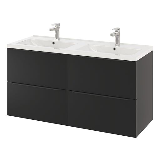 Masca lavoar GoodHome Imandra, suspendata, 120 x 45 x 60 cm, negru Masca lavoar GoodHome Imandra, suspendata, 120 x 45 x 60 cm, negru