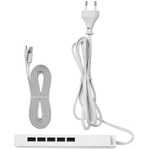 Controler iluminat dulap bucatarie GOODHOME Caraway, 5 panouri, 22.2 cm, 90W, IP20, alb Controler iluminat dulap bucatarie GOODHOME Caraway, 5 panouri, 22.2 cm, 90W, IP20, alb