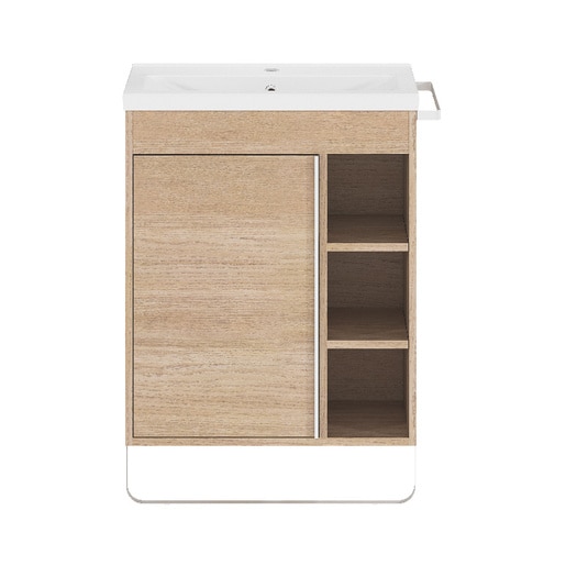 Masca lavoar GoodHome Maza, MDF, 65 x 36 x 82 cm, natur Masca lavoar GoodHome Maza, MDF, 65 x 36 x 82 cm, natur