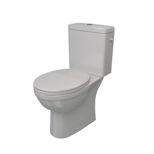 Set vas WC Thasos, portelan, rezervor 6 l, capac SoftClose, alb Set vas WC Thasos, portelan, rezervor 6 l, capac SoftClose, alb