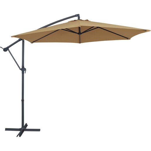 Umbrela de exterior GOODHOME Kigali, 3 x 3m, bej Umbrela de exterior GOODHOME Kigali, 3 x 3m, bej