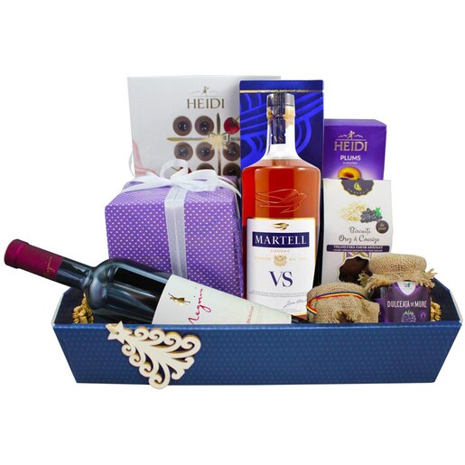 Cos cadou LUXURY BASKETS Martell Gourmet 9CG Cos cadou LUXURY BASKETS Martell Gourmet 9CG