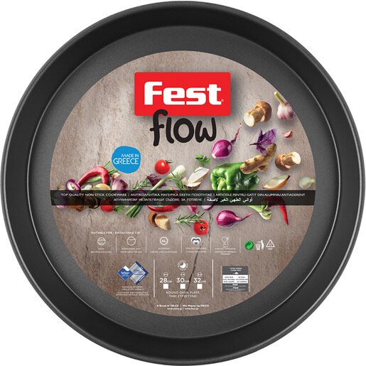 Tava de copt FEST Flow, 30cm, aluminiu, maro Tava de copt FEST Flow, 30cm, aluminiu, maro