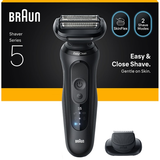 Aparat de ras BRAUN Series 5 52-N1200S, acumulator, autonomie 50 min, negru Aparat de ras BRAUN Series 5 52-N1200S, acumulator, autonomie 50 min, negru