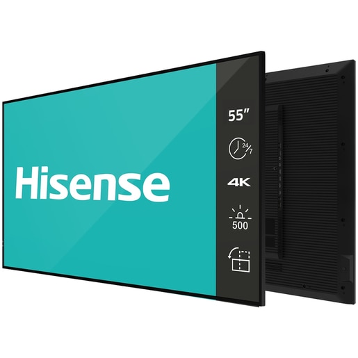 Display profesional HISENSE 55GM50D, 55", 4K UHD, 60Hz, Wi-Fi, Boxe, negru Display profesional HISENSE 55GM50D, 55", 4K UHD, 60Hz, Wi-Fi, Boxe, negru