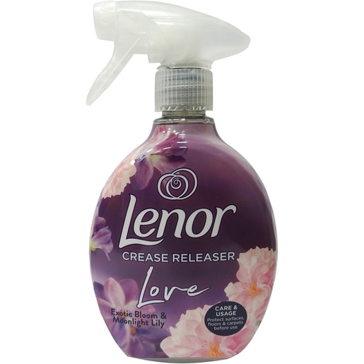 Spray de calcat antisifonare LENOR Exotic Bloom, 500 ml Spray de calcat antisifonare LENOR Exotic Bloom, 500 ml