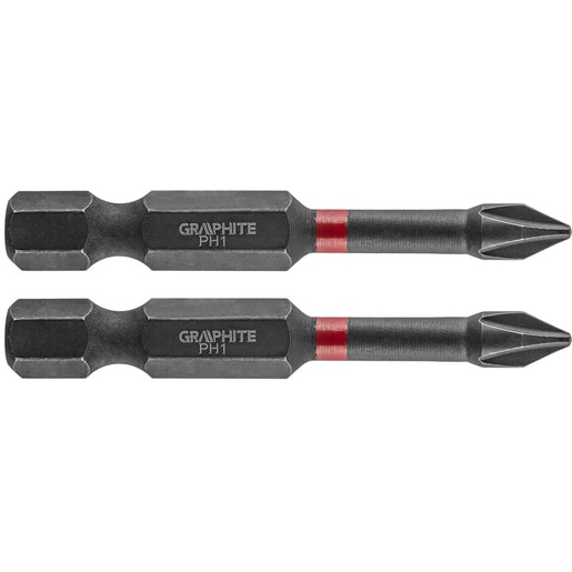 Bit impact GRAPHITE, 50mm, PH1, 2buc Bit impact GRAPHITE, 50mm, PH1, 2buc