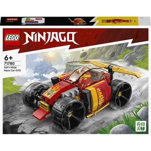 LEGO Ninjago: Masina de curse EVO ninja a lui Kai 71780, 6 ani+, 94 piese LEGO Ninjago: Masina de curse EVO ninja a lui Kai 71780, 6 ani+, 94 piese