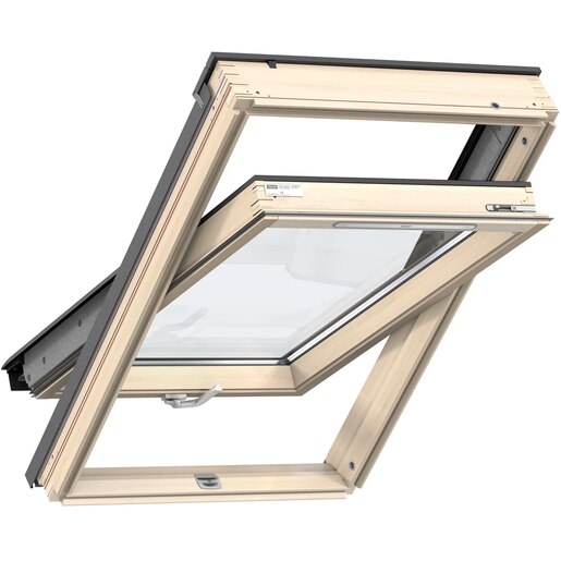 Fereastra mansarda VELUX Basic GZL FK06, lemn, operare de jos, 66 x 118 cm, natur Fereastra mansarda VELUX Basic GZL FK06, lemn, operare de jos, 66 x 118 cm, natur