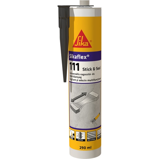 Adeziv universal SIKA Stick and Seal, 111 negru, 290ml Adeziv universal SIKA Stick and Seal, 111 negru, 290ml