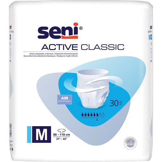 Scutece tip chilot SENI Active Classic, M, 30 buc Scutece tip chilot SENI Active Classic, M, 30 buc