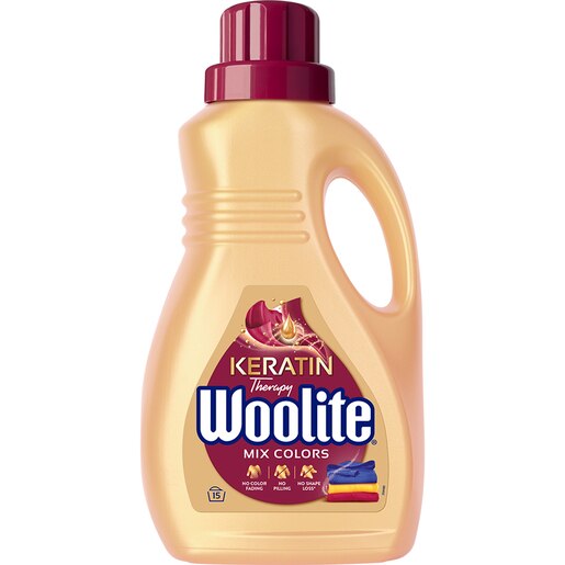 Detergent lichid WOOLITE Keratin Mix Colors, 0.9 l, 15 spalari Detergent lichid WOOLITE Keratin Mix Colors, 0.9 l, 15 spalari