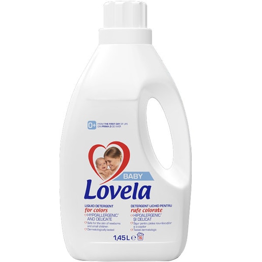 Detergent lichid LOVELA Baby Color, 1.45 l, 16 spalari Detergent lichid LOVELA Baby Color, 1.45 l, 16 spalari