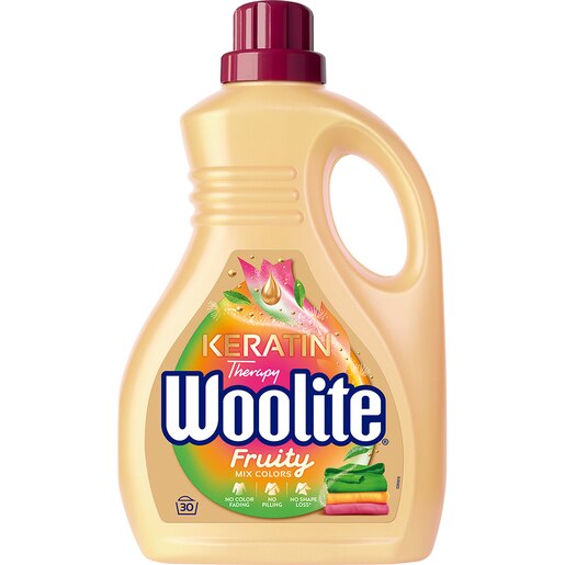 Detergent lichid WOOLITE Keratin Fruity, 1.8 l, 30 spalari Detergent lichid WOOLITE Keratin Fruity, 1.8 l, 30 spalari