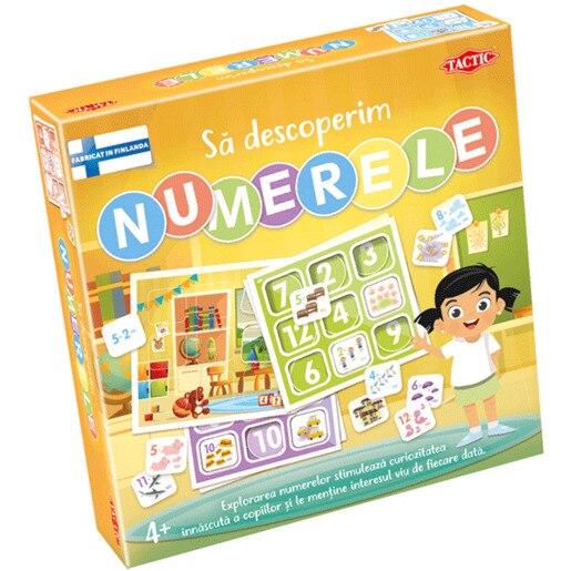 Joc educativ TACTIC Sa descoperim numerele 59137, 3 ani+ Joc educativ TACTIC Sa descoperim numerele 59137, 3 ani+