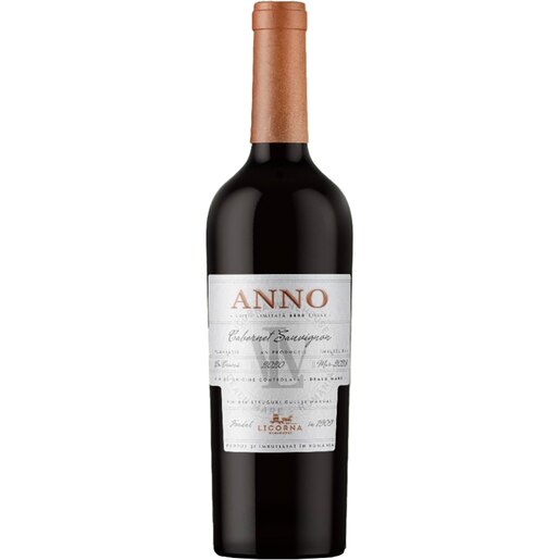 Vin rosu sec Licorna Anno Cabernet Sauvignon, 0.75L Vin rosu sec Licorna Anno Cabernet Sauvignon, 0.75L