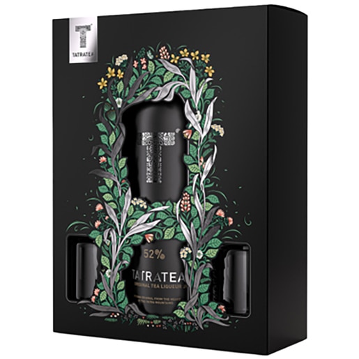 Set Lichior Tatratea Original Tea, 0.7L + 2 pahare Set Lichior Tatratea Original Tea, 0.7L + 2 pahare