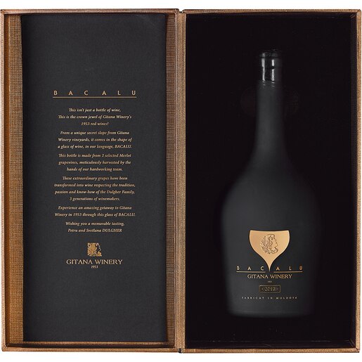 Vin rosu sec Gitana Bacalu Special Gift Box, 0.75L Vin rosu sec Gitana Bacalu Special Gift Box, 0.75L