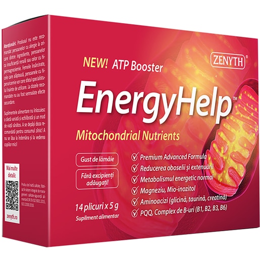Supliment EnergyHelp, 14 plicuri x 5 g, ZENYTH Supliment EnergyHelp, 14 plicuri x 5 g, ZENYTH
