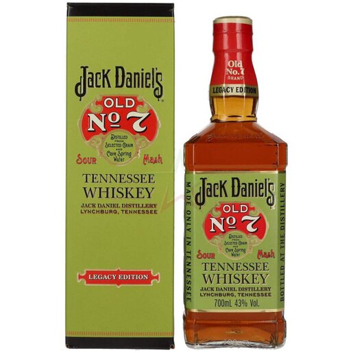 Whisky Jack Daniel's Sm No.1 Green Design, 0.7L Whisky Jack Daniel's Sm No.1 Green Design, 0.7L