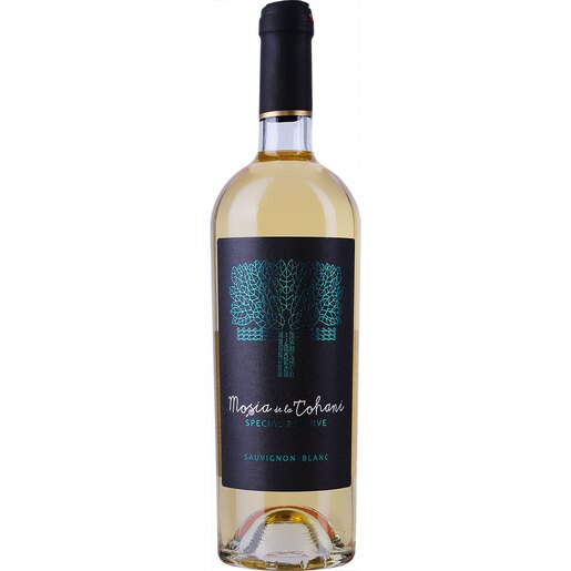 Vin alb sec Mosia de la Tohani Sauvignon Blanc, 0.75L Vin alb sec Mosia de la Tohani Sauvignon Blanc, 0.75L