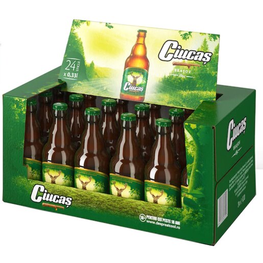 Bere blonda Ciucas bax 0.33L x 24 sticle Bere blonda Ciucas bax 0.33L x 24 sticle
