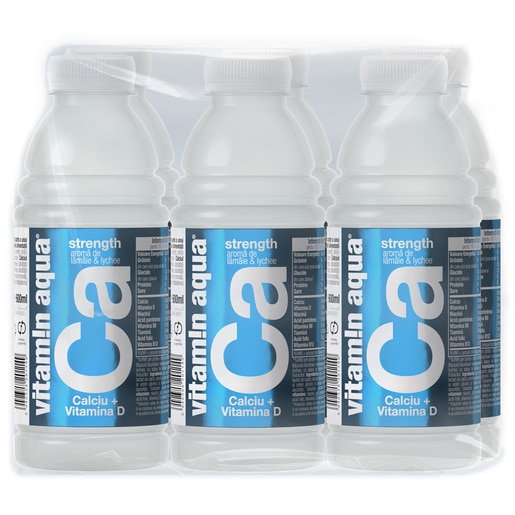 Apa cu vitamine VITAMIN AQUA Ca bax 0.6L x 6 sticle Apa cu vitamine VITAMIN AQUA Ca bax 0.6L x 6 sticle