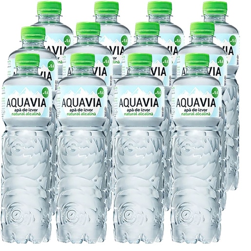 Apa plata alcalina AQUAVIA bax 0.5L x 12 sticle Apa plata alcalina AQUAVIA bax 0.5L x 12 sticle