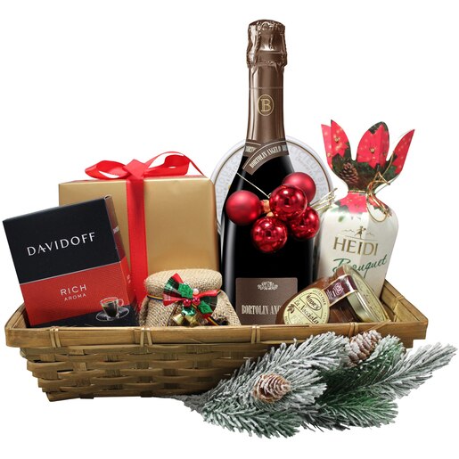 Cos cadou LUXURY BASKETS Aromele Craciunului 8AC Cos cadou LUXURY BASKETS Aromele Craciunului 8AC