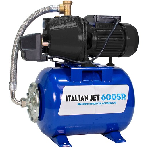Hidrofor RURIS Italian Jet 600SR, 750W, 24 l, 2760 l/h Hidrofor RURIS Italian Jet 600SR, 750W, 24 l, 2760 l/h