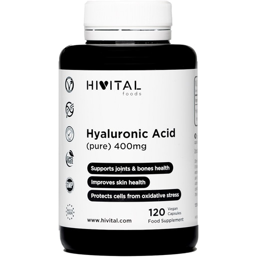 Acid hialuronic 400 mg, 120 capsule, HIVITAL Acid hialuronic 400 mg, 120 capsule, HIVITAL
